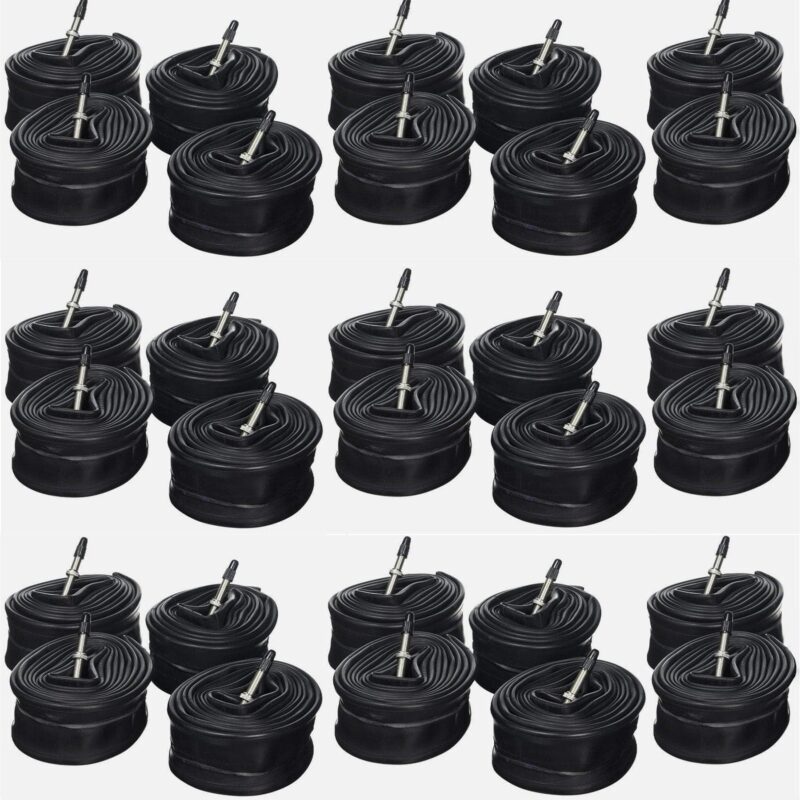 Merzana 26" Presta Valve Inner Tubes – 50 Pack Loose Bicycle Tubes